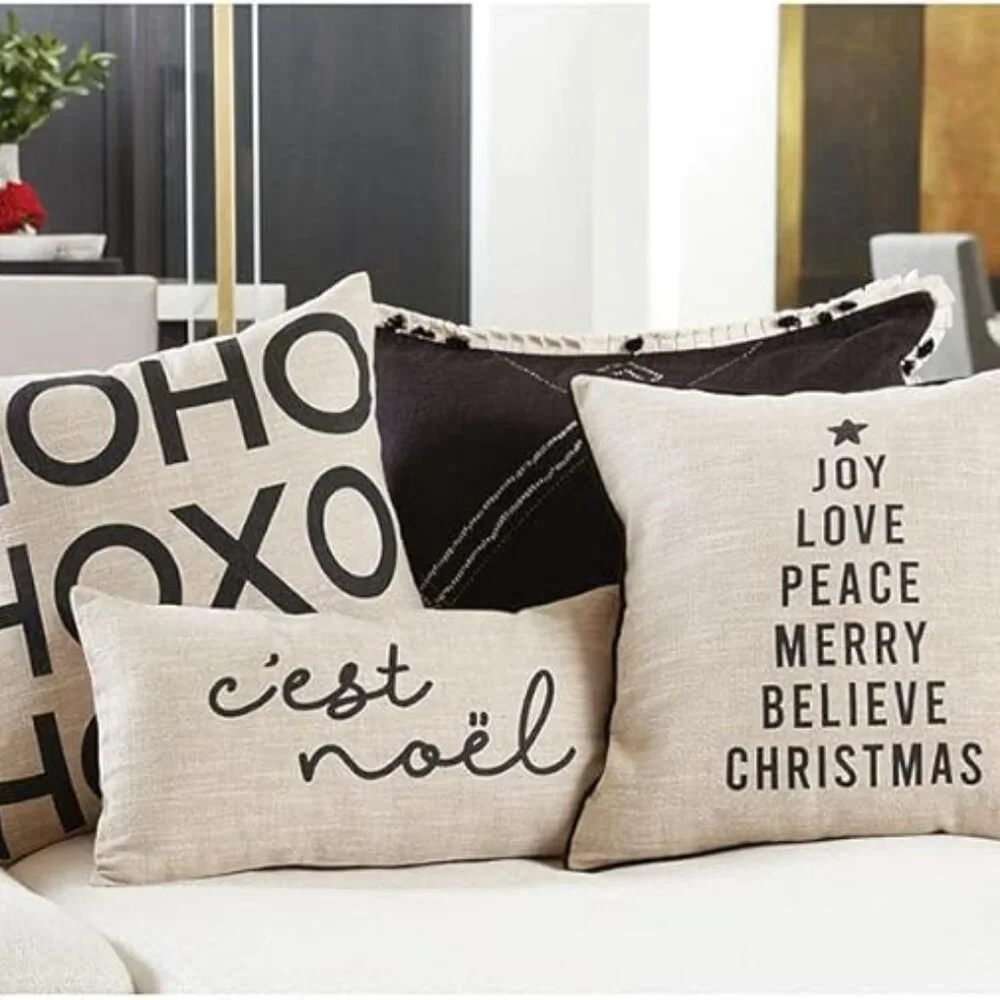 C'est Noel Lumbar Pillow/NWT